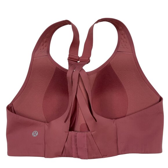 Lululemon Airsupport Bra 38C Brier Rose Pink Puff Padded High Support Run Sport - Picture 11 of 12